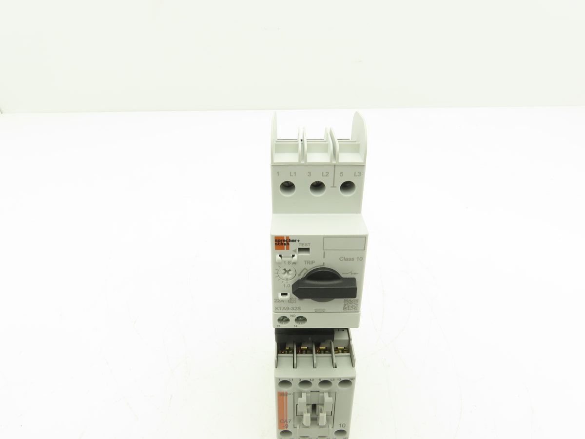 Sprecher + Schuh Combination Motor Starter 1.0-1.6A 600V 3Ph 24V Coil 2-7.5Hp
