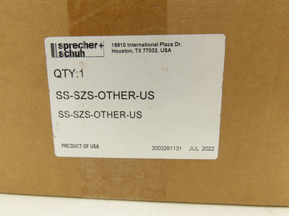 Sprecher + Schuh Combination Motor Starter 1.0-1.6A 600V 3Ph 24V Coil 2-7.5Hp