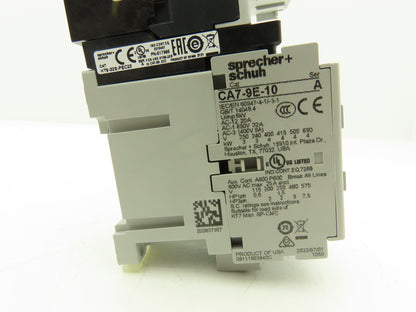 Sprecher + Schuh Combination Motor Starter 1.0-1.6A 600V 3Ph 24V Coil 2-7.5Hp