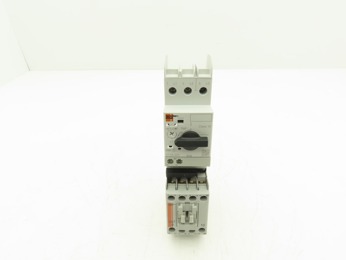 Sprecher + Schuh Combination Motor Starter 2.5-4.0A 600V 3Ph 24V Coil 2-7.5Hp