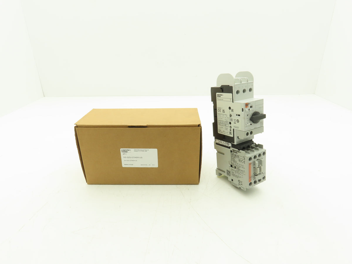 Sprecher + Schuh Combination Motor Starter 2.5-4.0A 600V 3Ph 24V Coil 2-7.5Hp