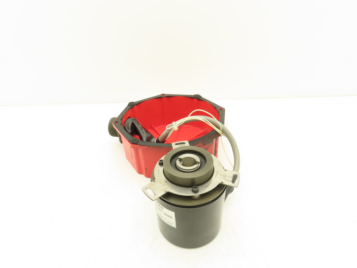 Fanuc A860-0310-T022 Servo Motor Pulse Coder Rotary Encoder w/Cover