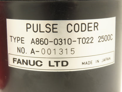 Fanuc A860-0310-T022 Servo Motor Pulse Coder Rotary Encoder w/Cover