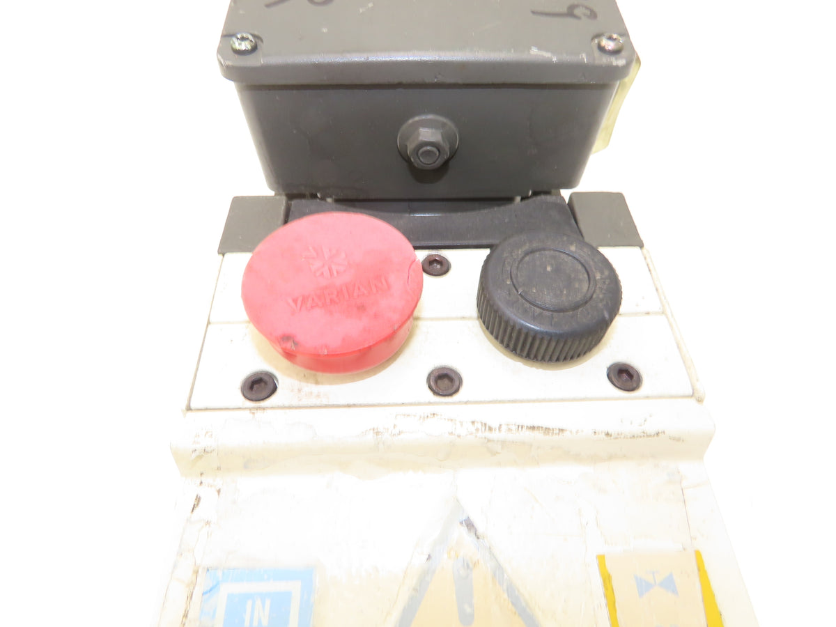 Varian DS 202 Two-Stage Rotary Vane Vacuum Pump 5.8CFM 1720 RPM 1Hp 115/230V 1PH