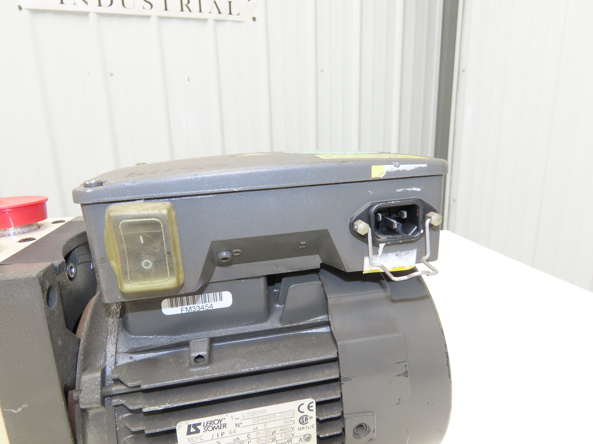 Varian DS 202 Two-Stage Rotary Vane Vacuum Pump 5.8CFM 1720 RPM 1Hp 115/230V 1PH