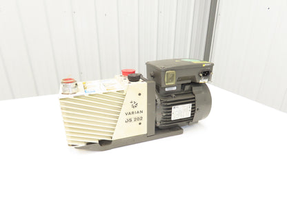 Varian DS 202 Two-Stage Rotary Vane Vacuum Pump 5.8CFM 1720 RPM 1Hp 115/230V 1PH