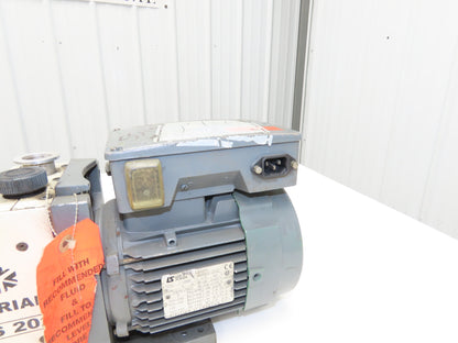 Varian DS 202 Two-Stage Rotary Vane Vacuum Pump 5.8CFM 1720 RPM 1Hp 115/230V 1PH