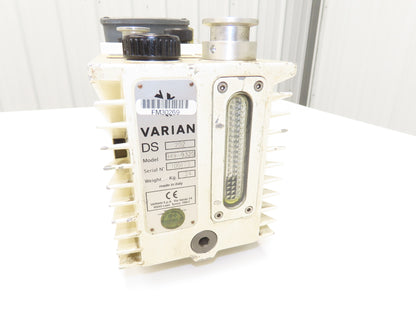 Varian DS 202 Two-Stage Rotary Vane Vacuum Pump 5.8CFM 1720 RPM 1Hp 115/230V 1PH