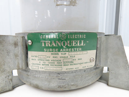 GE General Electric 9L11P GK013 Tranquell Surge Arrester 13.8KV Single Pole