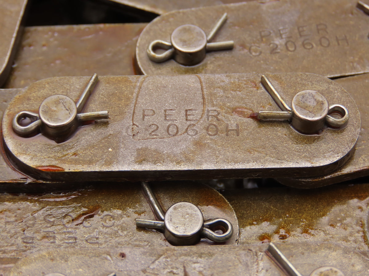 Peer C2060H Cottered Steel Roller Chain 1.5" Double Pitch 2060 10Ft