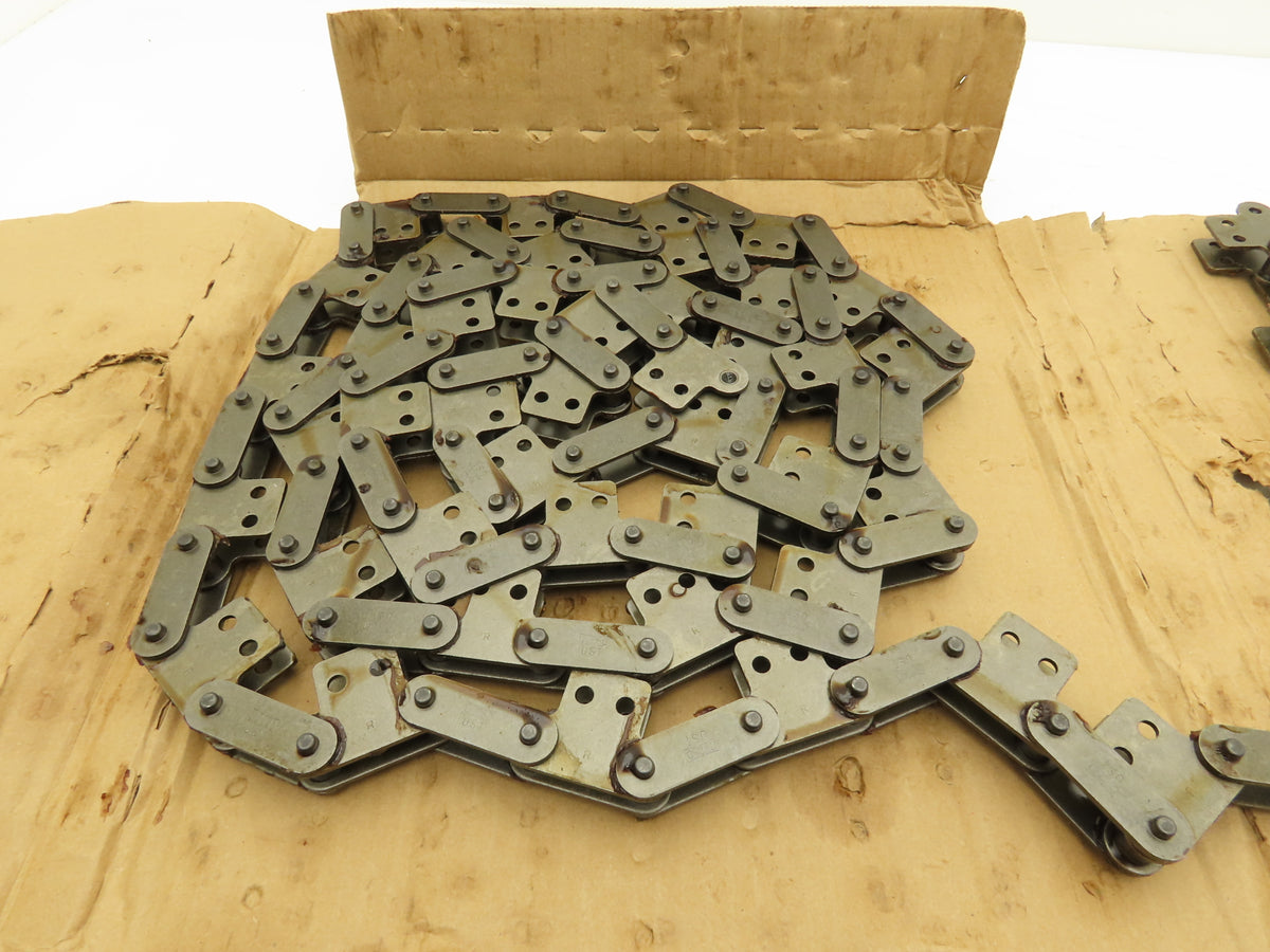 Tsubaki C2050 SK-2 Conveyor Attachment Roller Chain 1.25" Double Pitch 10Ft