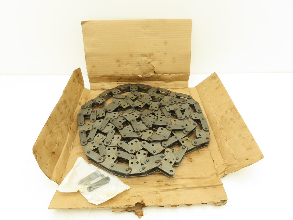 Tsubaki C2050 SK-2 Conveyor Attachment Roller Chain 1.25" Double Pitch 10Ft