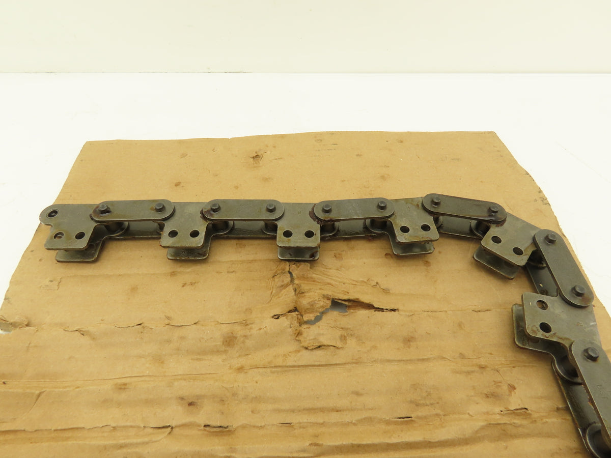 Tsubaki C2050 SK-2 Conveyor Attachment Roller Chain 1.25" Double Pitch 10Ft