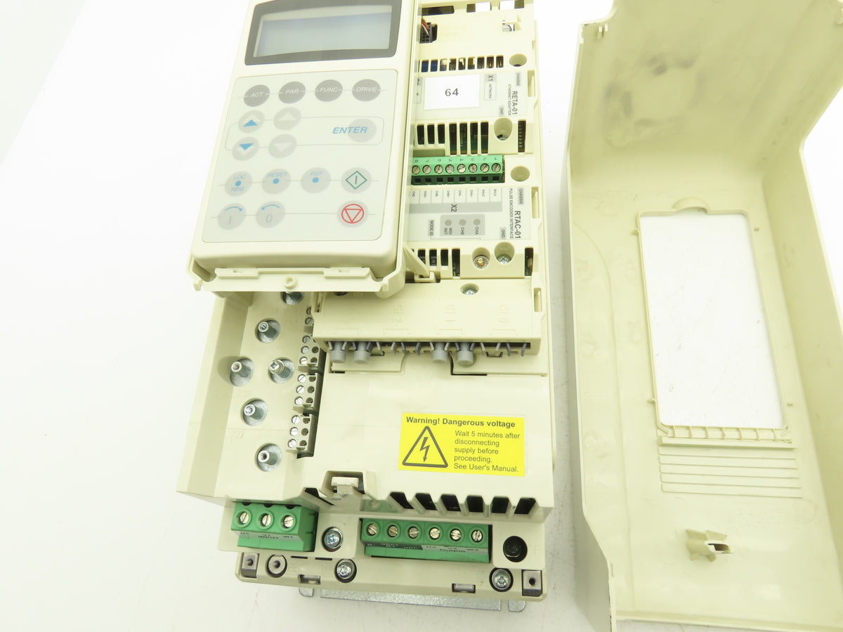 ABB ACS800-U1-0009-5+P901 Variable Speed AC Drive VFD 5.5kw 7.5Hp 480V 3PH