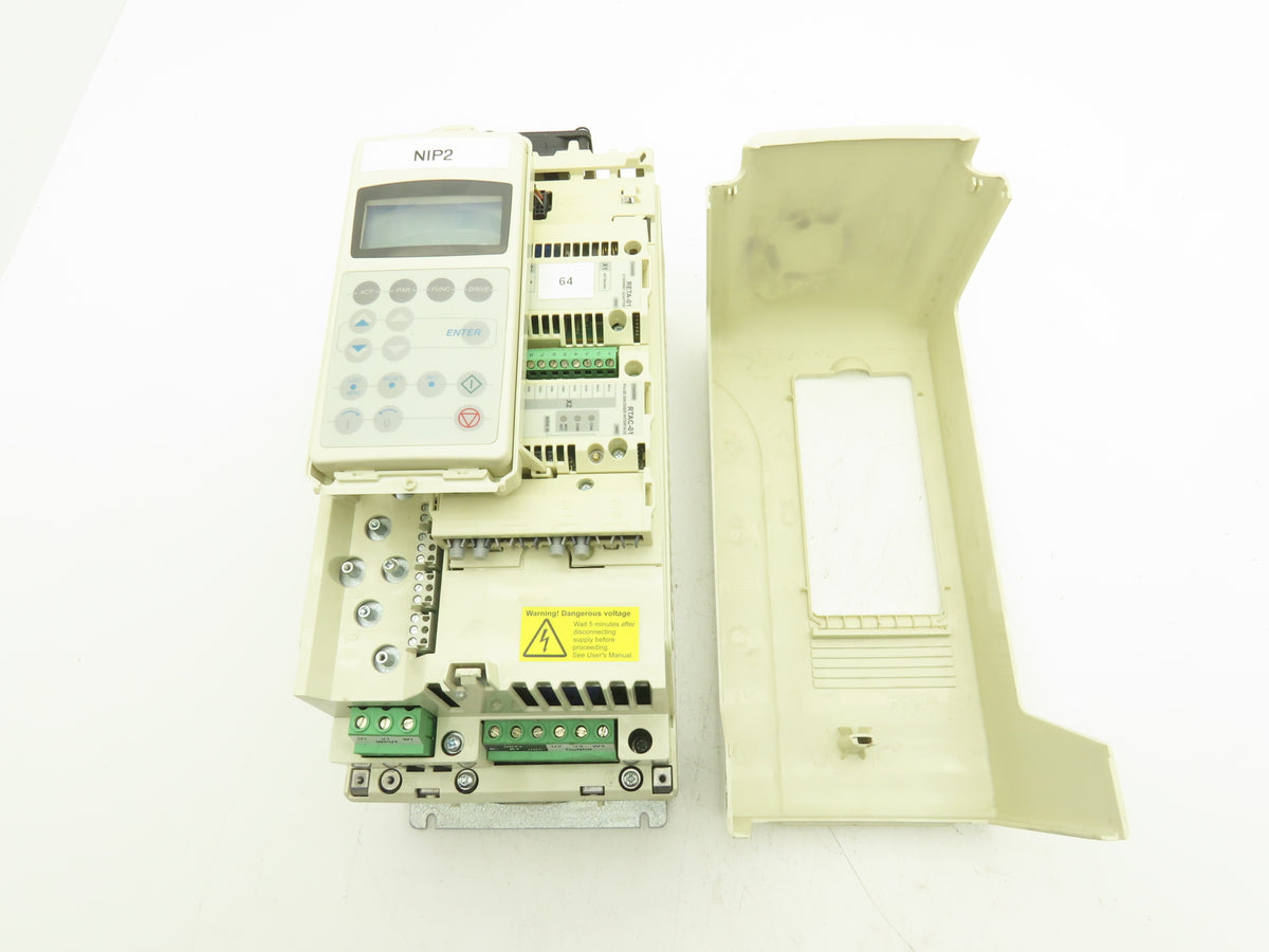 ABB ACS800-U1-0009-5+P901 Variable Speed AC Drive VFD 5.5kw 7.5Hp 480V 3PH