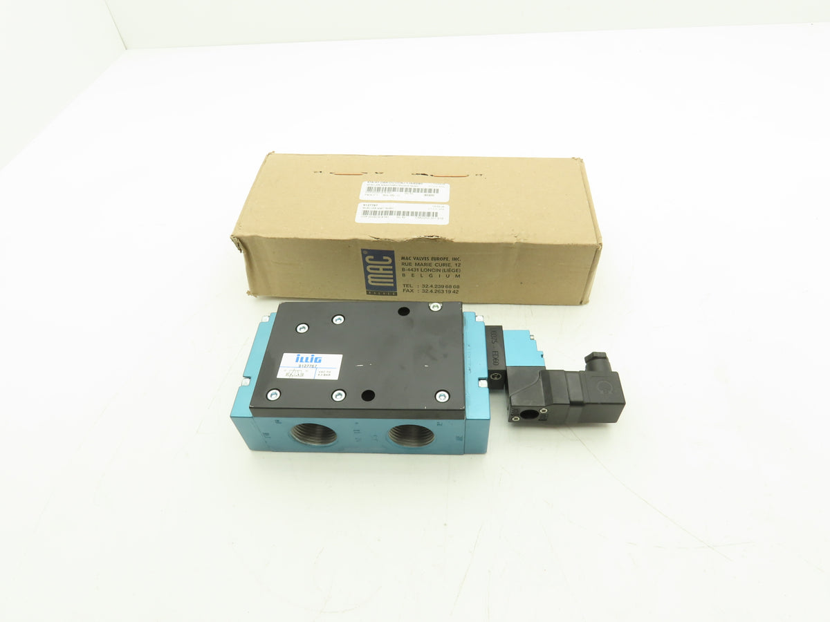 Illig 9127767 Pneumatic Pilot Valve 1"NPT 3/2 24V MAC 67A-A1-DBA-DU-DDAJ-1JA