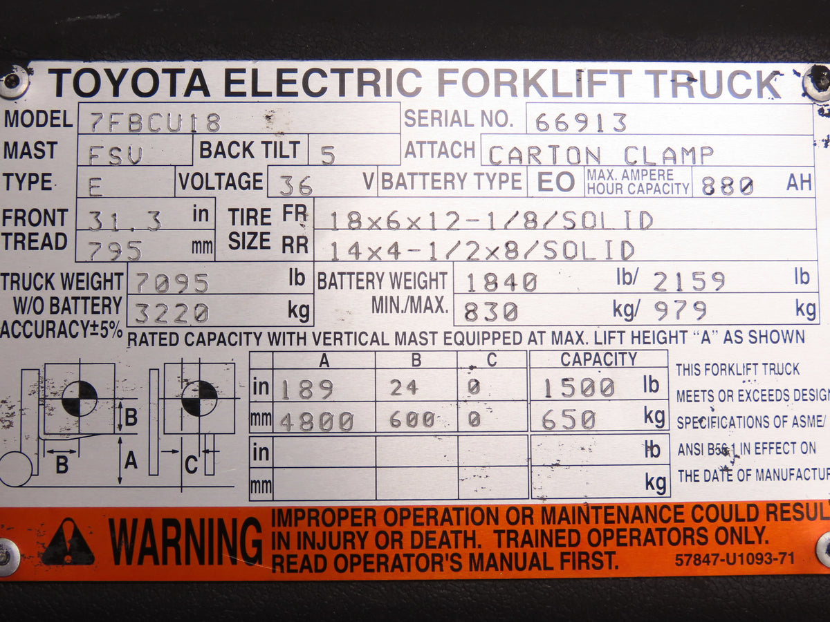 Danfoss OSPC 50 ON Forklift Hydraulic Power Steering Off Toyota 7FBCU18