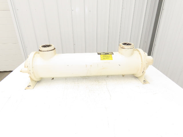 Gardner Denver 200EDM292 Air Compressor Shell & Tube Heat Exchanger 1.5"x 3"NPT
