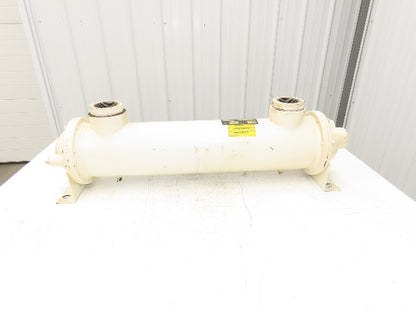 Gardner Denver 200EDM292 Air Compressor Shell & Tube Heat Exchanger 1.5"x 3"NPT