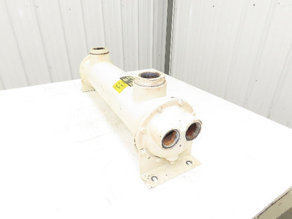 Gardner Denver 200EDM292 Air Compressor Shell & Tube Heat Exchanger 1.5"x 3"NPT