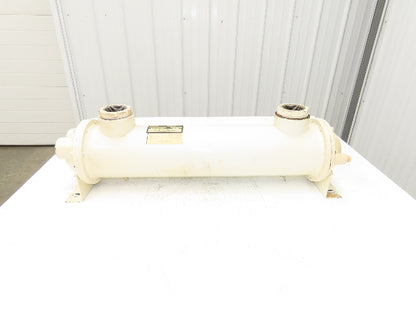 Gardner Denver 200EDM292 Air Compressor Shell & Tube Heat Exchanger 1.5"x 3"NPT