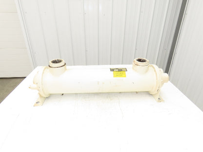 Gardner Denver 200EDM292 Air Compressor Shell & Tube Heat Exchanger 1.5"x 3"NPT