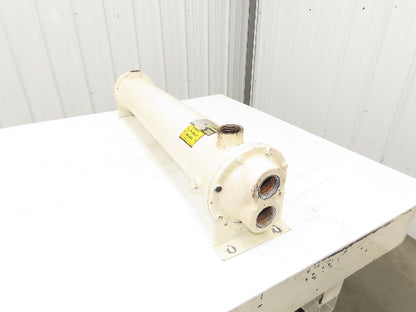 Gardner Denver 200EDM349 Air Compressor Shell & Tube Heat Exchanger 1.5"NPT