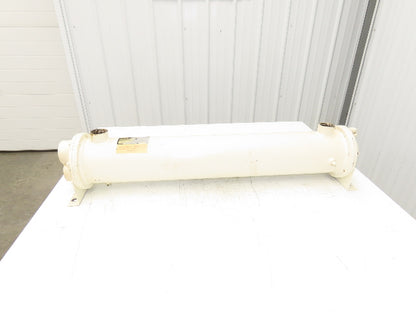 Gardner Denver 200EDM349 Air Compressor Shell & Tube Heat Exchanger 1.5"NPT