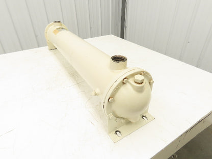Gardner Denver 200EDM349 Air Compressor Shell & Tube Heat Exchanger 1.5"NPT