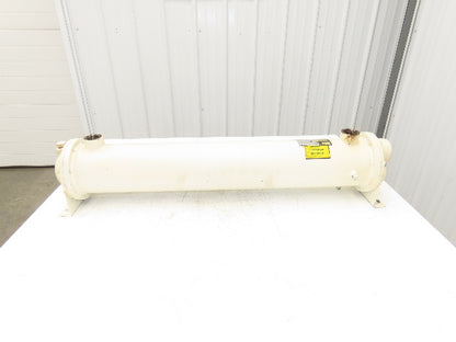 Gardner Denver 200EDM349 Air Compressor Shell & Tube Heat Exchanger 1.5"NPT
