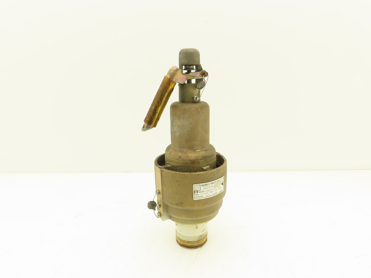 Kunkle 6186HG02-KM Bronze Pressure Relief Valve 125 PSI 2114 SCFM 1-1/2" NPT