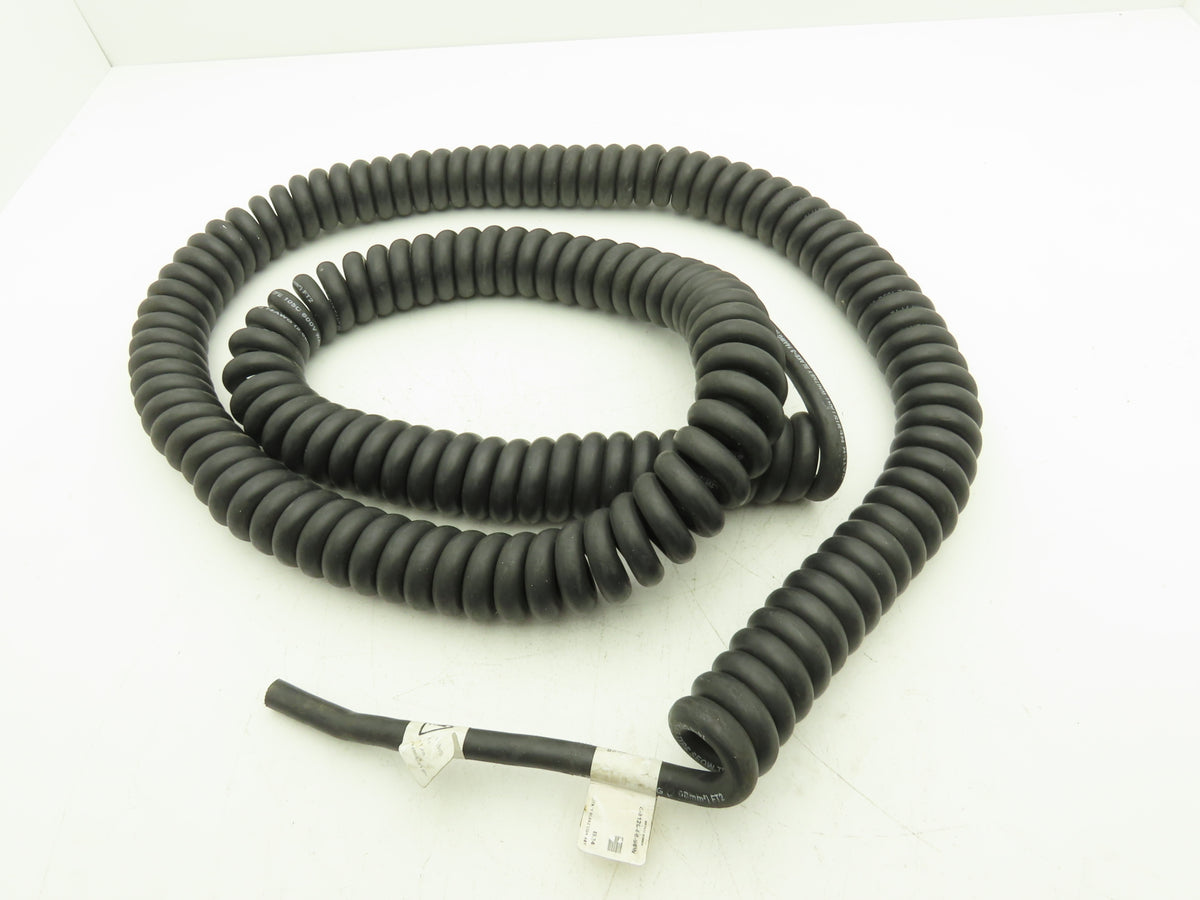 Whitney Blake 4-9128-88-96W Retractile Cord Cable SEOW 4 Wire 14 Awg Coiled 8'