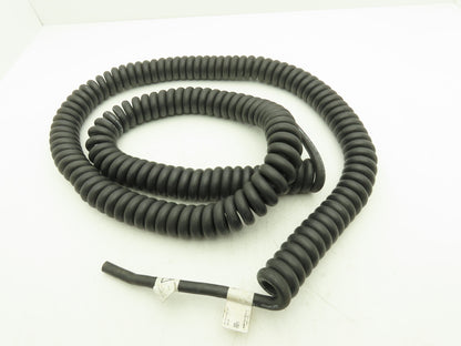 Whitney Blake 4-9128-88-96W Retractile Cord Cable SEOW 4 Wire 14 Awg Coiled 8'
