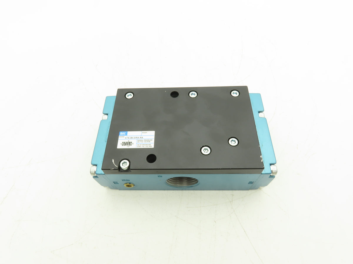Mac 67A-B4-DRA-RA Remote Air Pneumatic Valve 3/2-Way 1" NC Series 67 20-150PSI