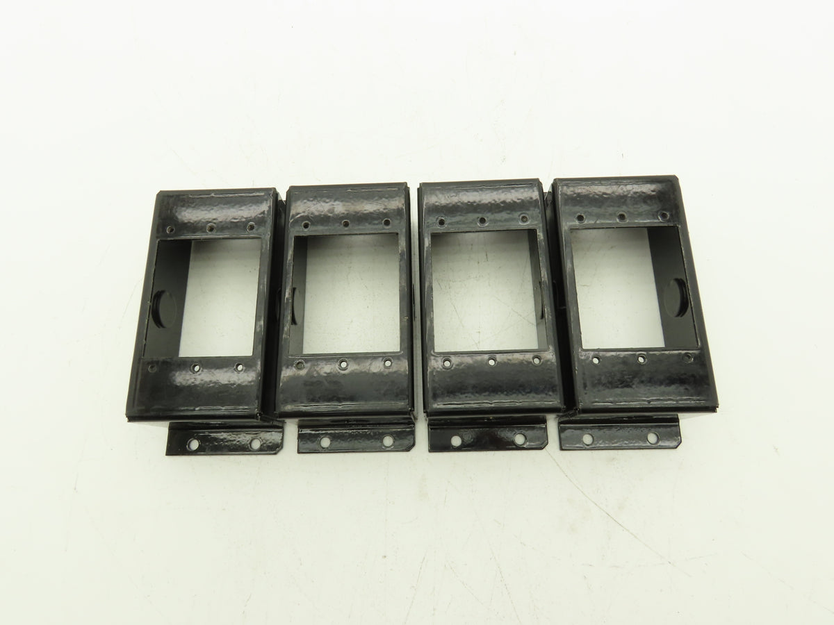 Surface Mount Enclosure Steel 3" x 5-1/2" Box 6-3/4" With Tabs Lot of 4