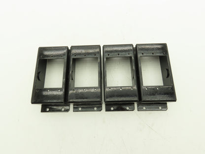 Surface Mount Enclosure Steel 3" x 5-1/2" Box 6-3/4" With Tabs Lot of 4