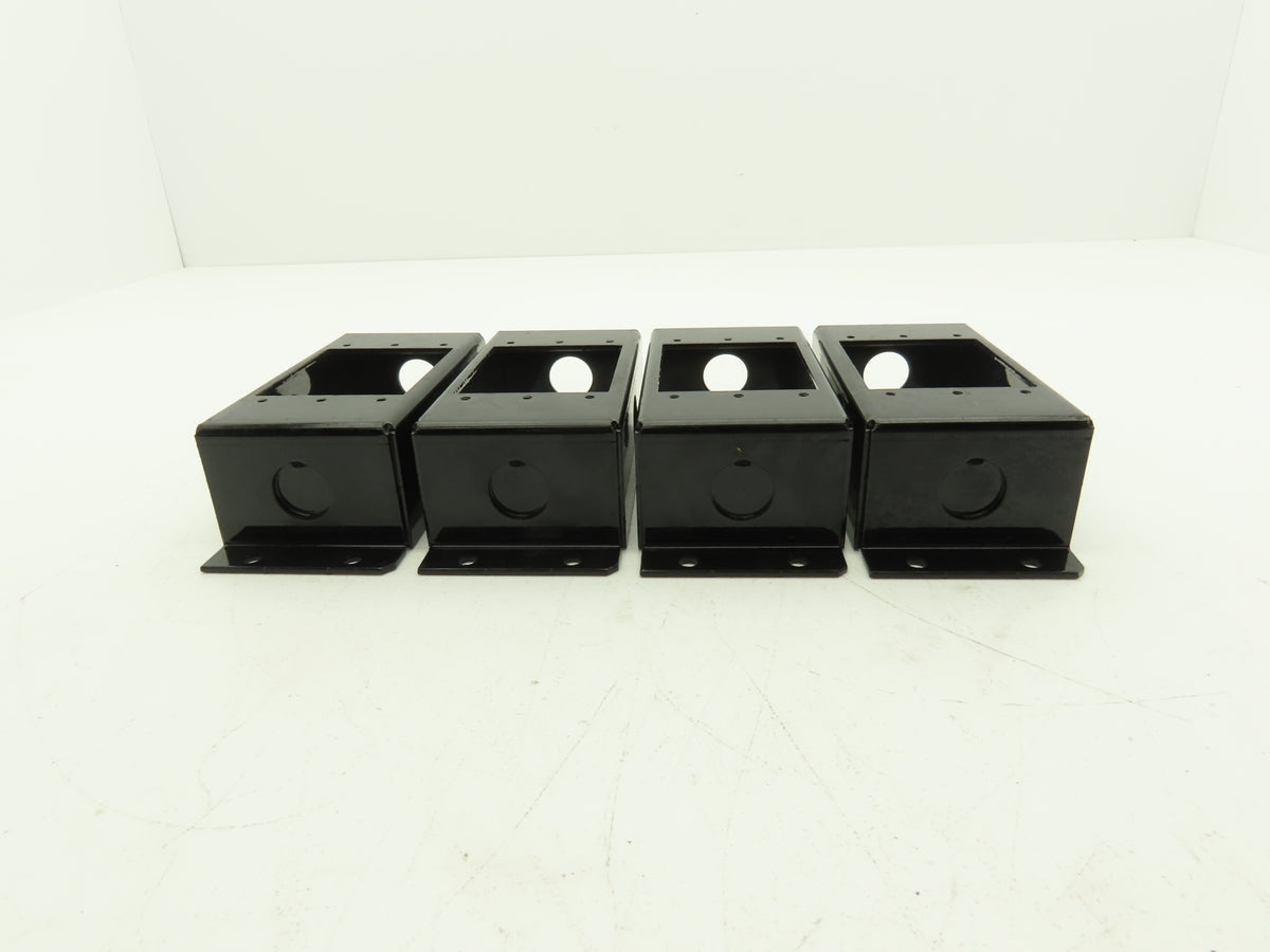 Surface Mount Enclosure Steel 3" x 5-1/2" Box 6-3/4" With Tabs Lot of 4