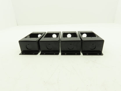Surface Mount Enclosure Steel 3" x 5-1/2" Box 6-3/4" With Tabs Lot of 4