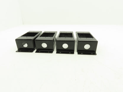 Surface Mount Enclosure Steel 3" x 5-1/2" Box 6-3/4" With Tabs Lot of 4