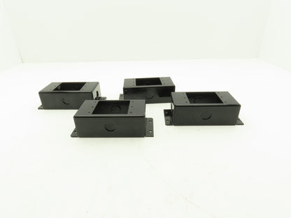 Surface Mount Enclosure Steel 3" x 5-1/2" Box 6-3/4" With Tabs Lot of 4