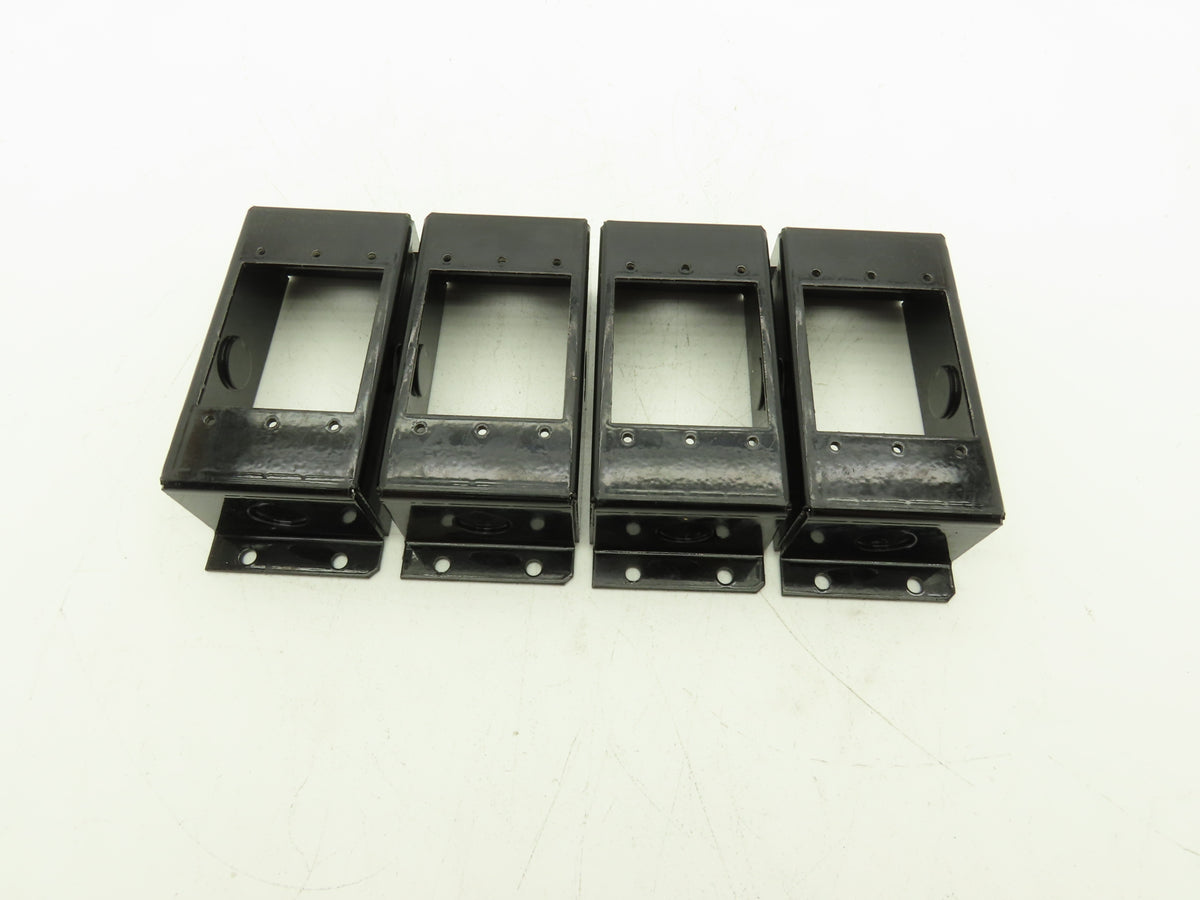 Surface Mount Enclosure Steel 3" x 5-1/2" Box 6-3/4" With Tabs Lot of 4