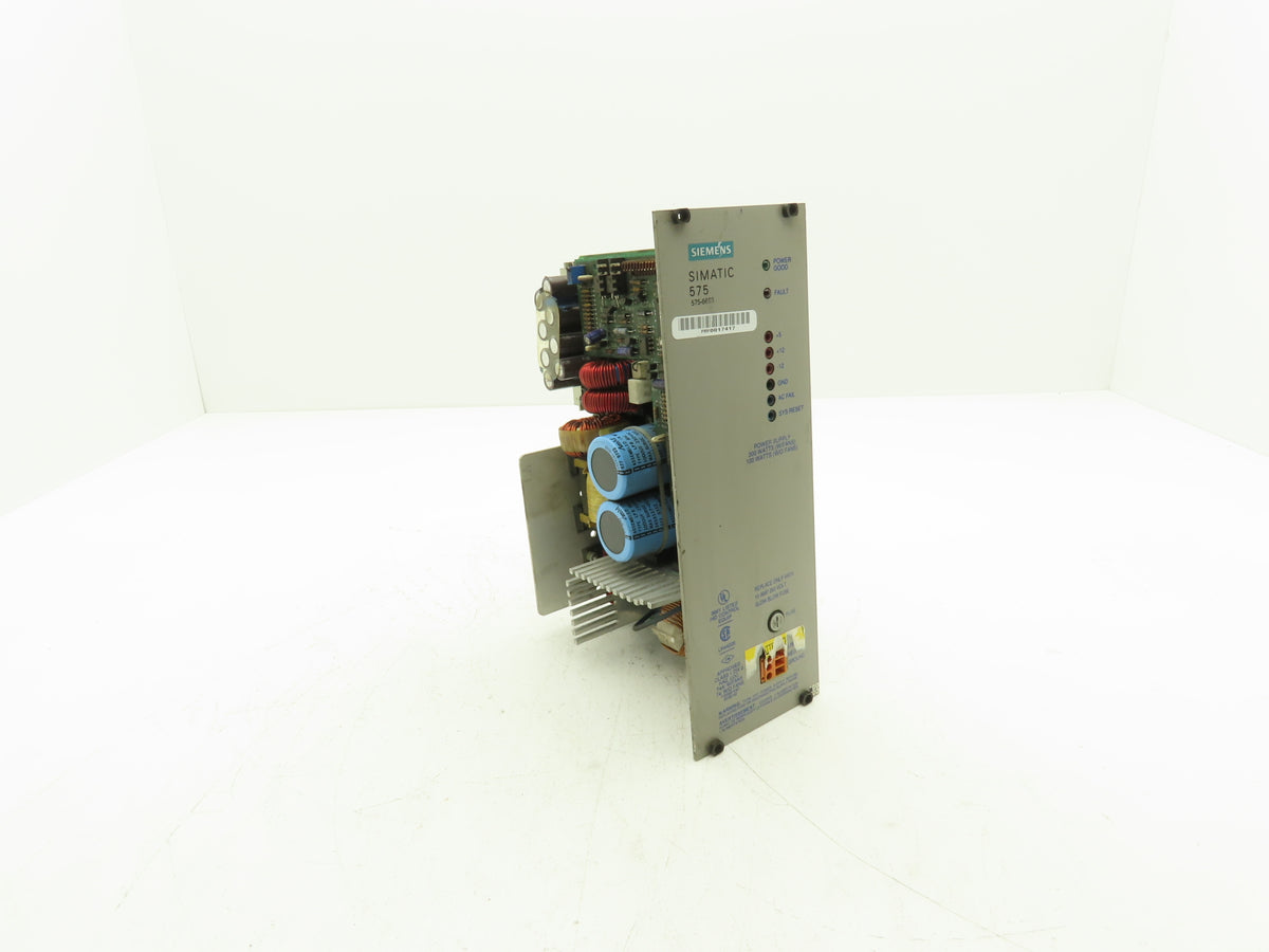 Siemens 575-6663 Simatic 575 Power Supply Module 110/220 VAC W/Fan 300W