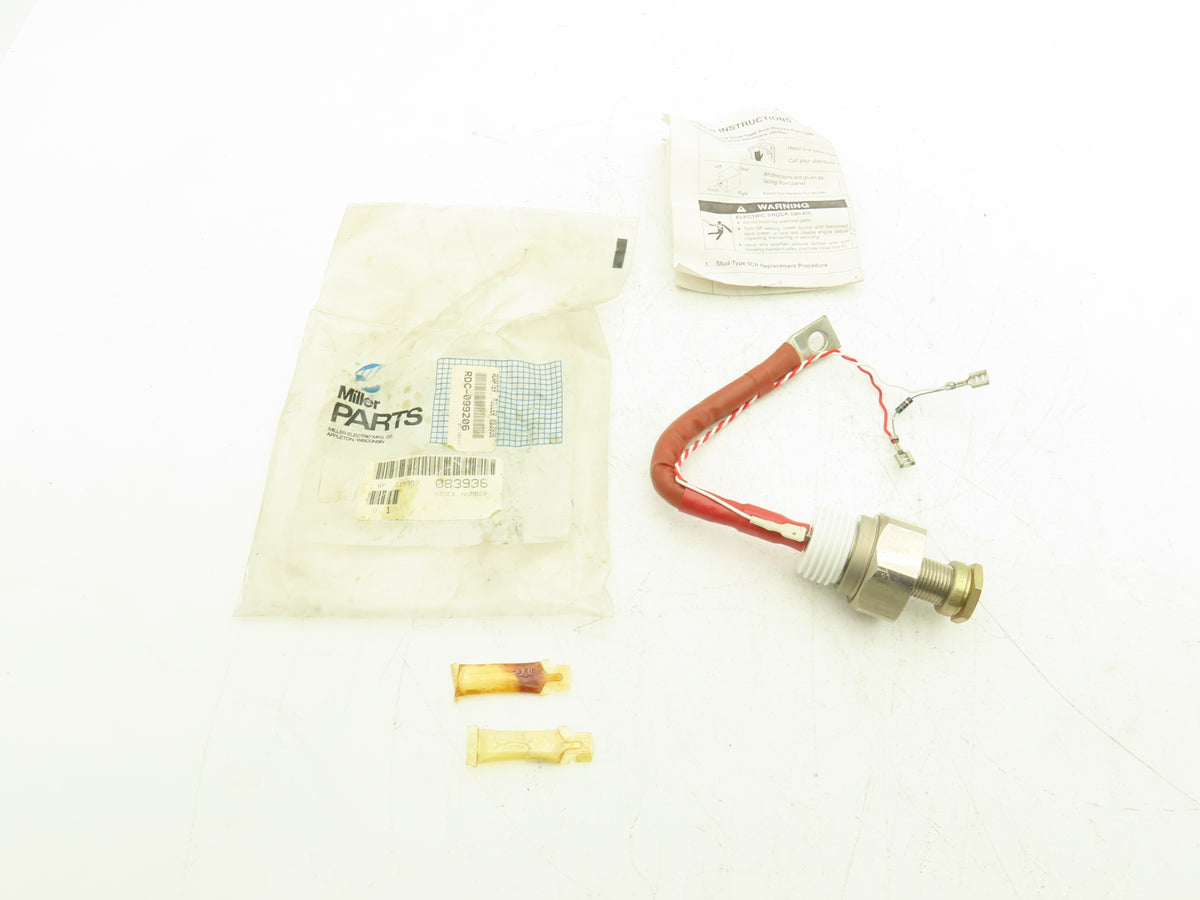 Miller 083936 SRC Stud-Type Adapter W Pigtail Connectors Breakaway Nut