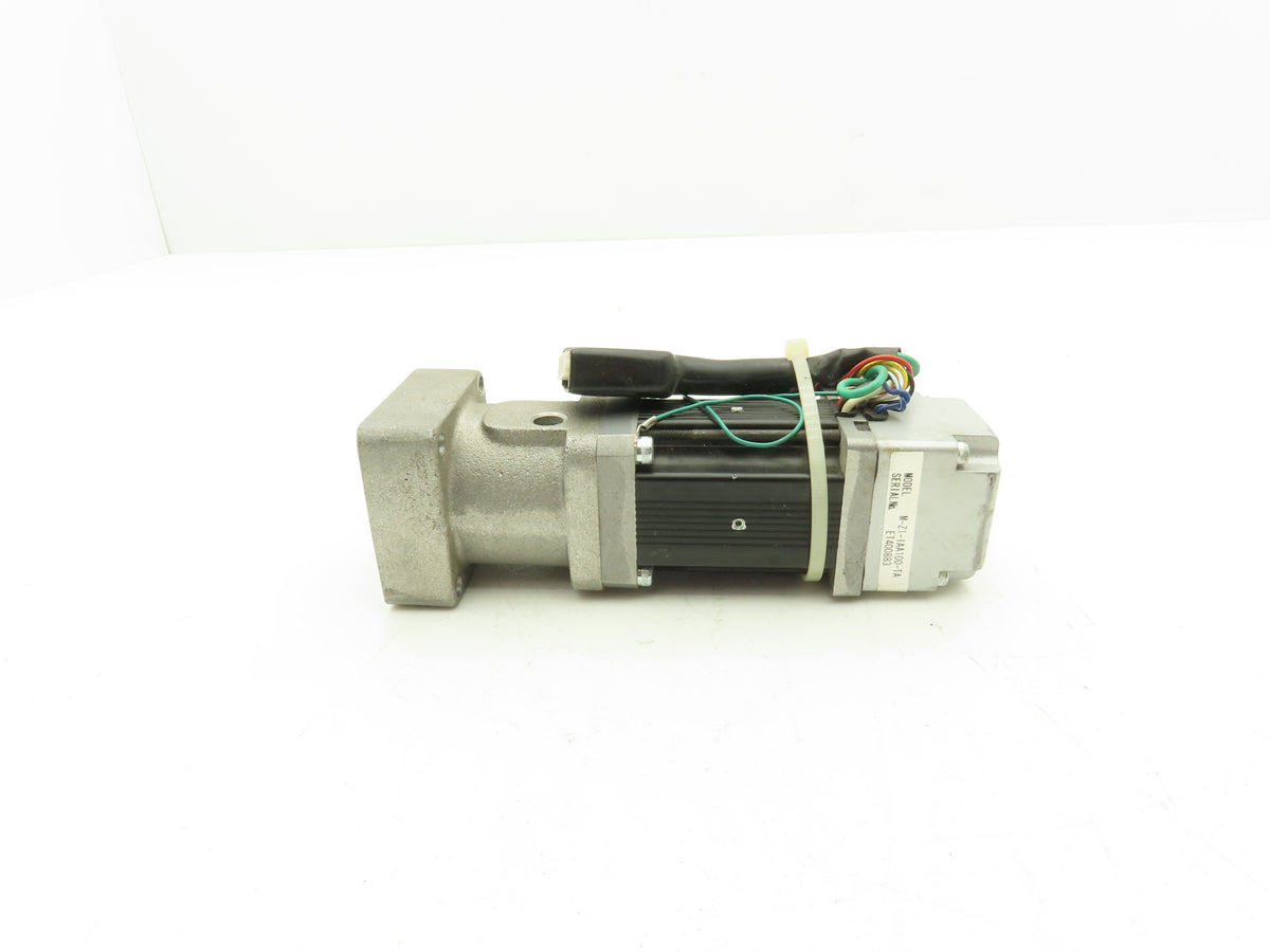IAI M-Z1-1AA100-TA Servo Motor W Gear Head Adapter Likely 8mm Smooth Shaft