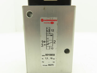 Norgren 8010850 Herion 3/2 Way Single Solenoid Valve G1/2 NC 1.5-10 bar 24V