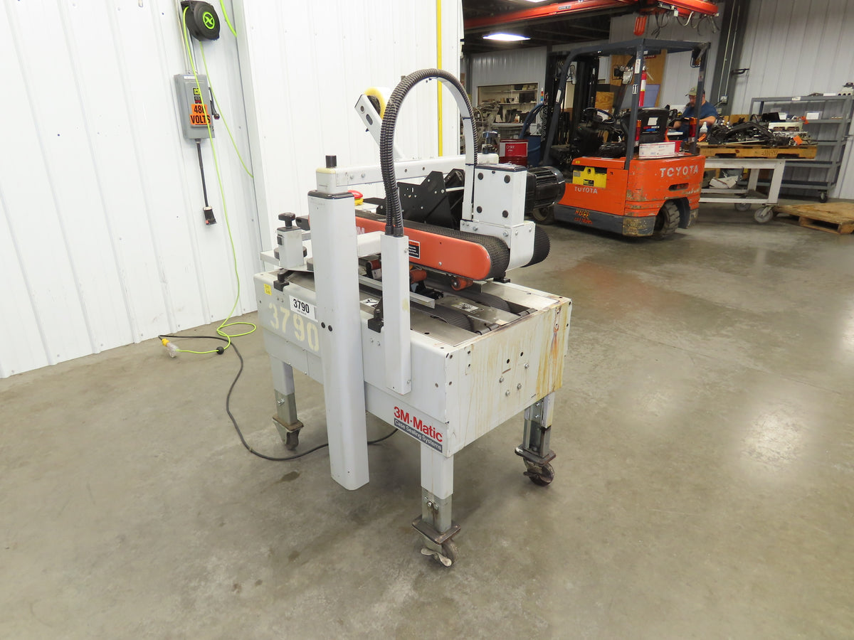 3M-Matic 700A Carton Sealer Adjustable Case Sealing System 115V Taper