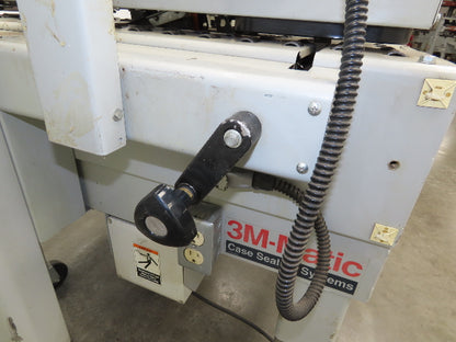 3M-Matic 800A Carton Sealer Adjustable Case Sealing System 115V Top Bottom Taper