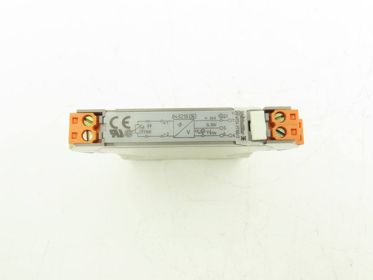 Weidmuller 843218 WAVESERIES WTS4 PT100/2 Select V Temperature Converter 0-10V