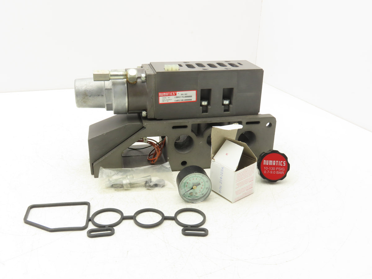 Numatics 134RS100J000000 Pneumatic Pressure Regulator Valve Block