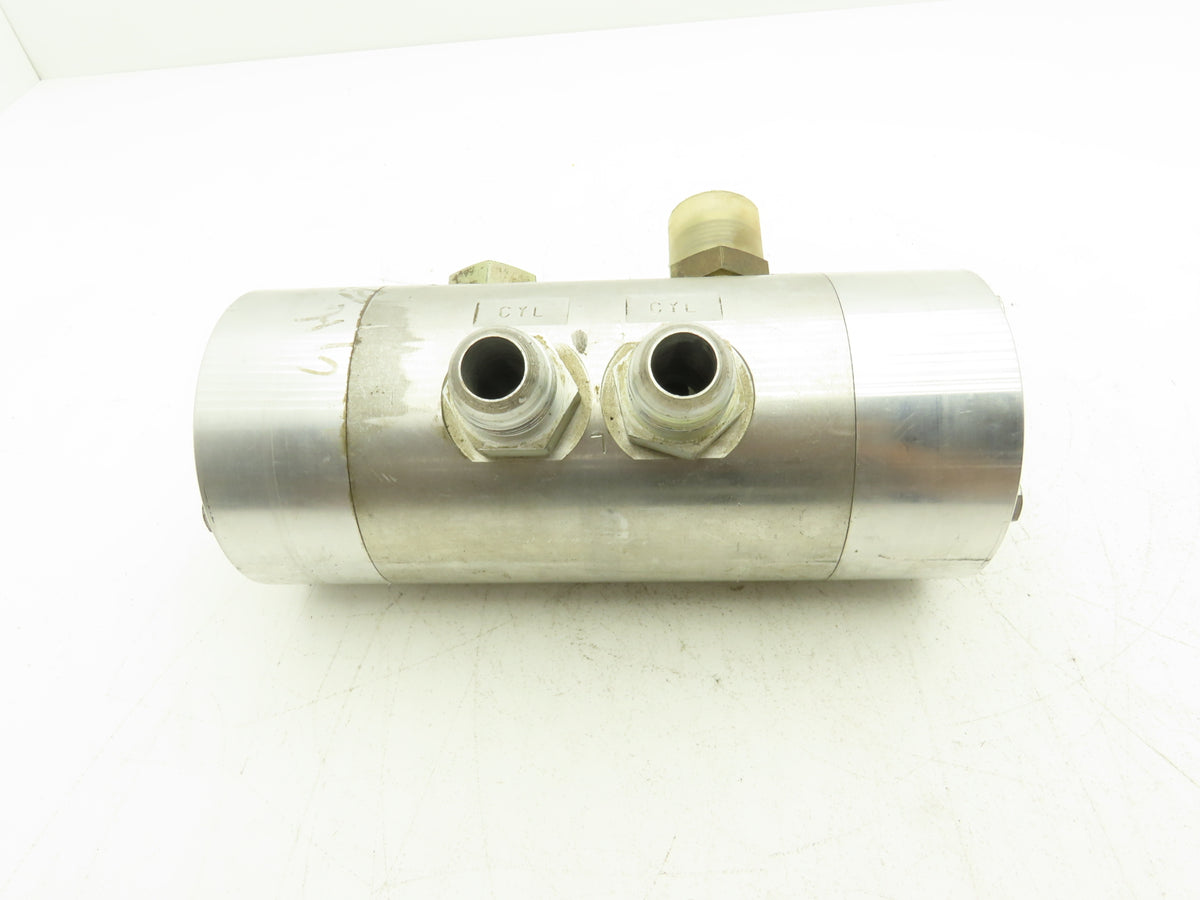 Keith Hydraulic Walking Floor Switching Valve 5/8" Shaft 9"x 4" Body Five Ports